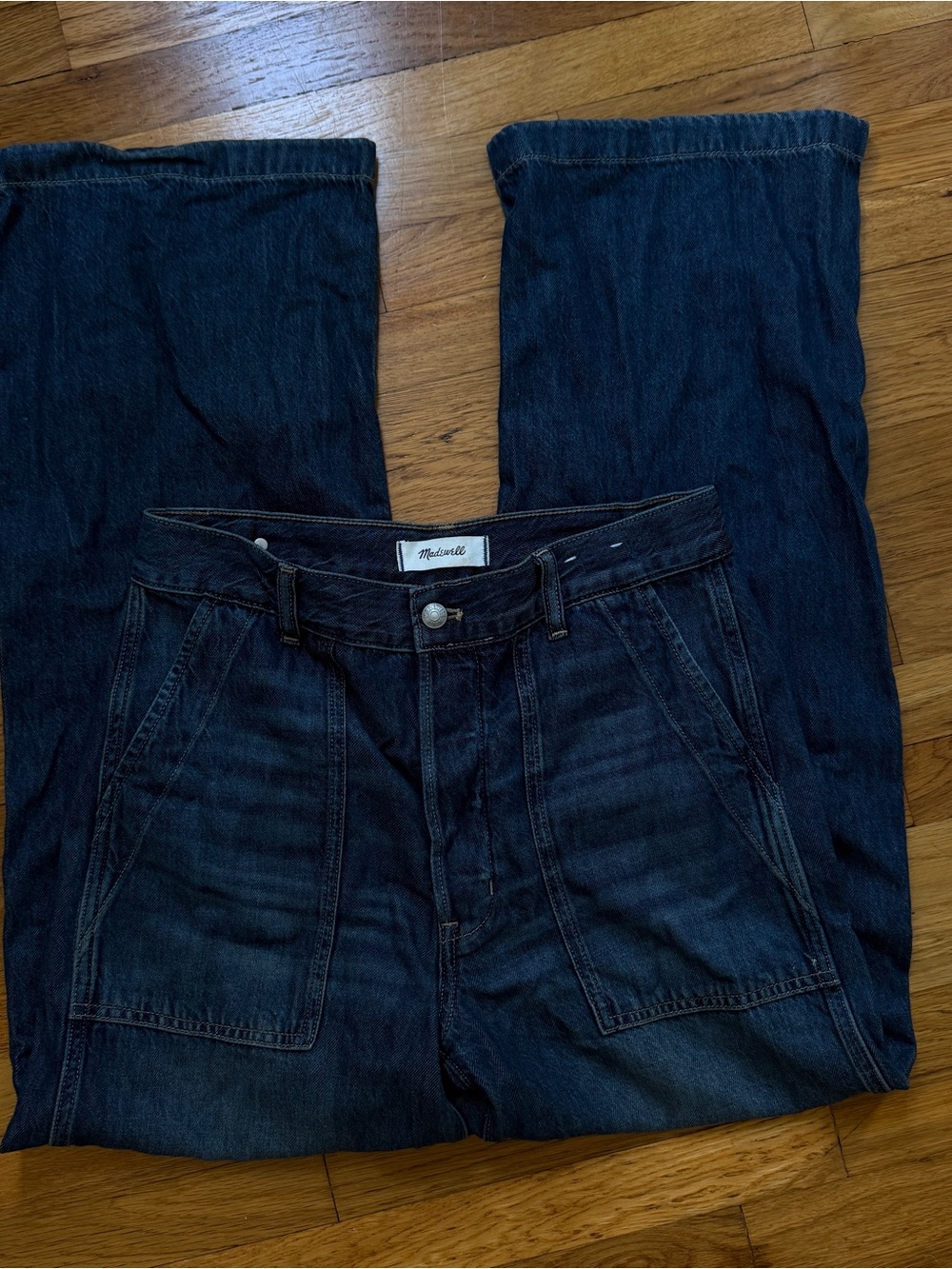 Madewell Low strung baggy jeans dark wash